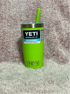 YETI Rambler Jr. 10oz Tumbler with Silicone Straw Lid VENOM HARD TO FIND
